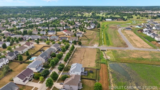 854 Preston Ln, Oswego, IL 60543 - aerial view of property and surrounding area with nearby suburban area and a nearby body of water