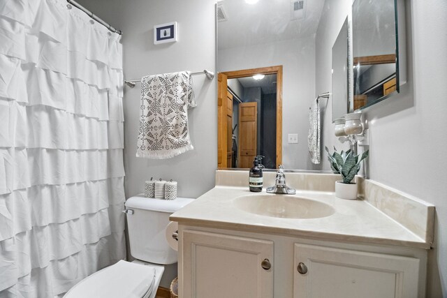 2551 Fallbrook Dr, Hampshire, IL 60140 - full bathroom featuring vanity and a shower with shower curtain