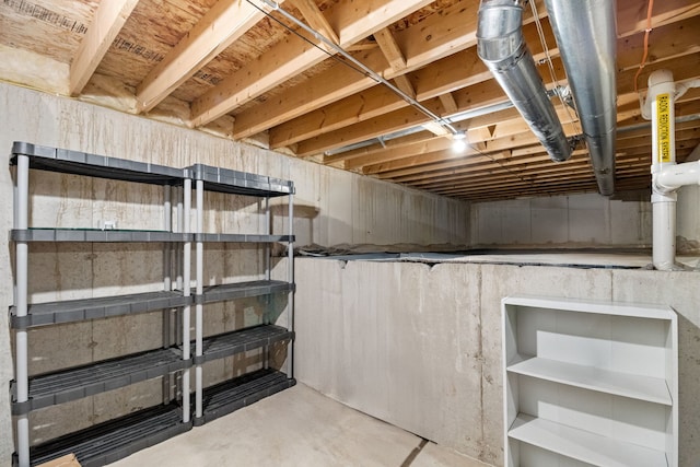 2551 Fallbrook Dr, Hampshire, IL 60140 - view of unfinished basement