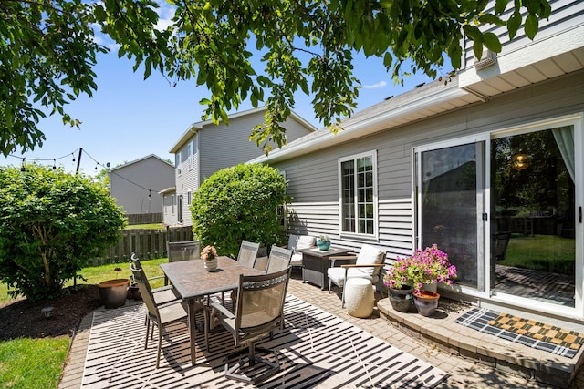 2551 Fallbrook Dr, Hampshire, IL 60140 - view of patio featuring outdoor dining space