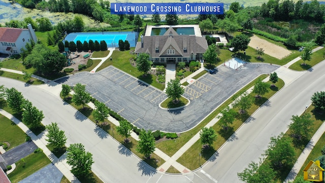 2551 Fallbrook Dr, Hampshire, IL 60140 - bird's eye view