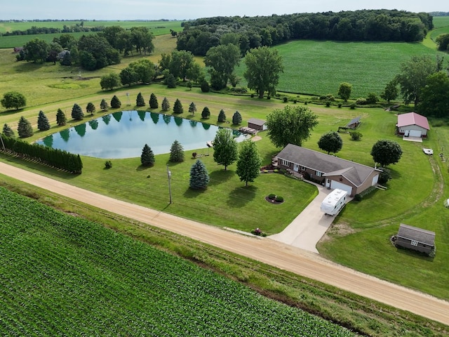 5782 N Brown Rd, Dakota, IL 61018 - view of rural area with a large body of water