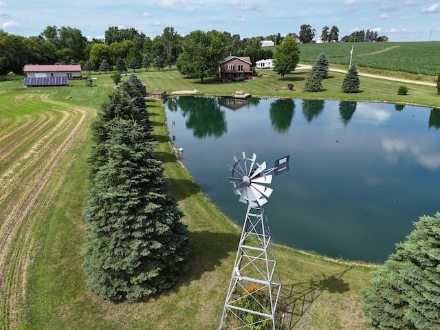 5782 N Brown Rd, Dakota, IL 61018 - aerial view of a large body of water