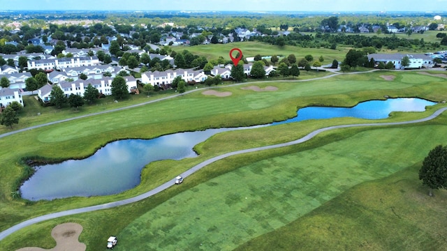 17207 Arrow Head Dr, Lockport, IL 60441 - aerial view of residential area featuring a nearby body of water and a golf course