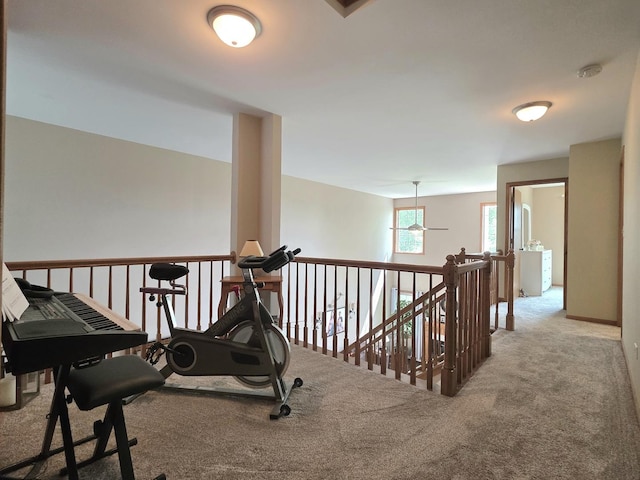 17207 Arrow Head Dr, Lockport, IL 60441 - corridor featuring carpet
