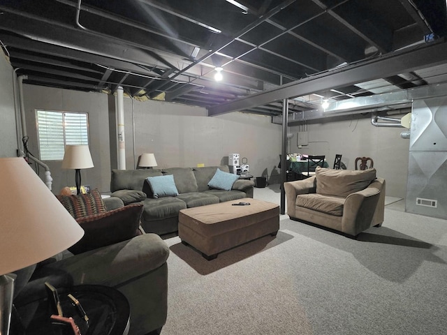 17207 Arrow Head Dr, Lockport, IL 60441 - living area with carpet