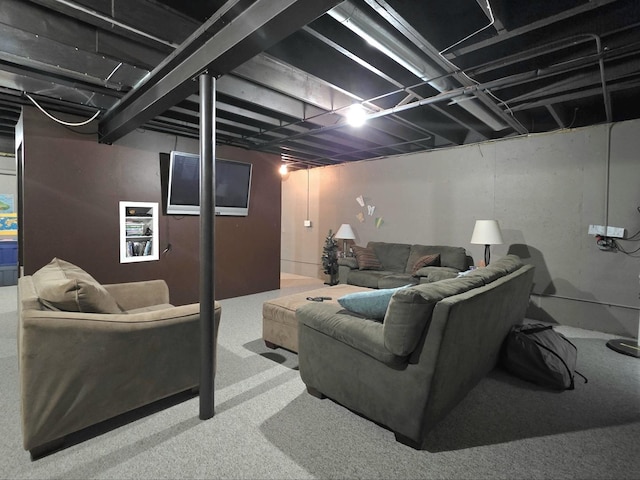 17207 Arrow Head Dr, Lockport, IL 60441 - living area featuring carpet floors