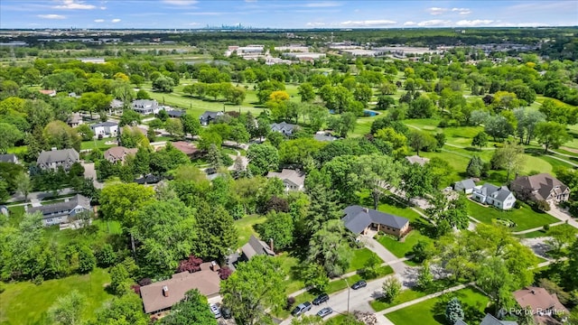 335 Arlington Rd, Itasca, IL 60143 - aerial view of residential area featuring a tree filled landscape