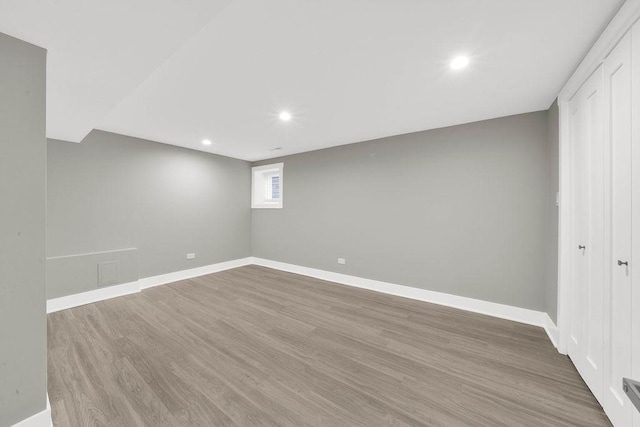 5414 W Haddon Ave, Chicago, IL 60651 - basement with recessed lighting and wood finished floors