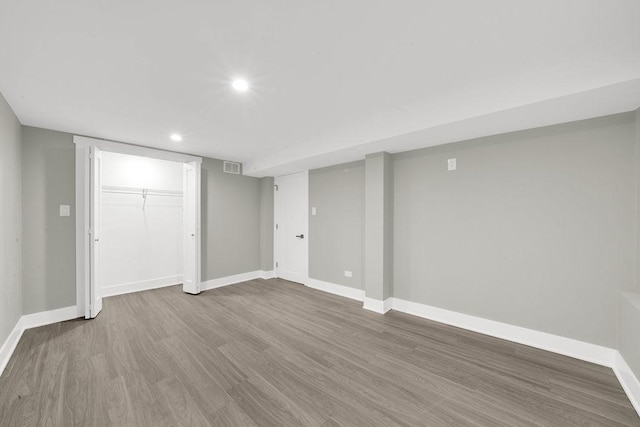 5414 W Haddon Ave, Chicago, IL 60651 - finished basement featuring wood finished floors and recessed lighting