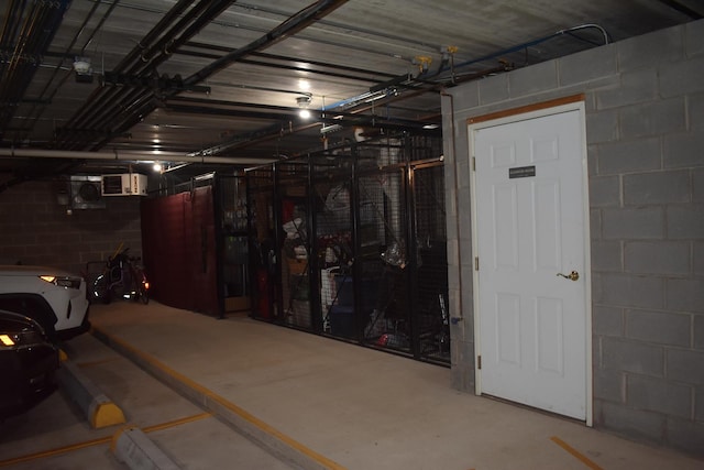 13058 Laurel Glen Ct Unit 203, Palos Heights, IL 60463 - below grade area featuring concrete block wall