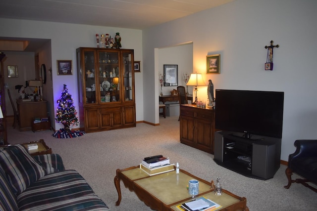 13058 Laurel Glen Ct Unit 203, Palos Heights, IL 60463 - living area with light carpet and baseboards
