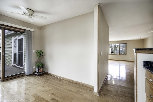 101 Croftwood Ct, Rolling Meadows, IL 60008 - hallway with wood finished floors and baseboards