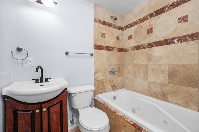 1363 E 64th St Unit 1, Chicago, IL 60637 - full bathroom with vanity and a combined bath / shower with jetted tub