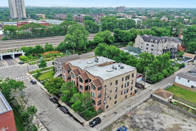 1363 E 64th St Unit 1, Chicago, IL 60637 - drone / aerial view