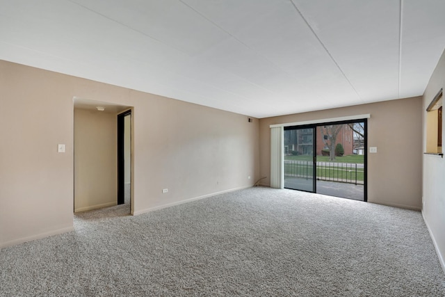 5715 129th St Unit 1A, Crestwood, IL 60418 - carpeted spare room featuring baseboards