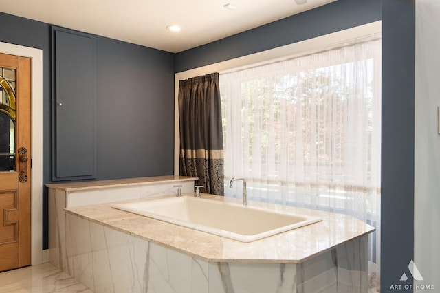 113 Oak Ridge Dr E, Burr Ridge, IL 60527 - full bathroom featuring a bath and a sink