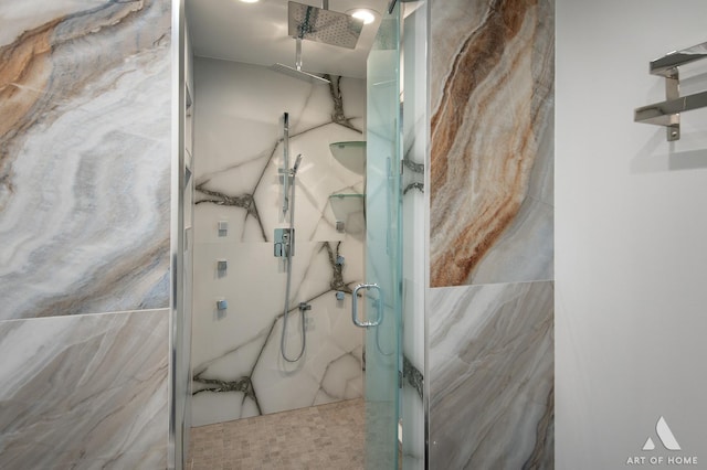113 Oak Ridge Dr E, Burr Ridge, IL 60527 - bathroom with a marble finish shower