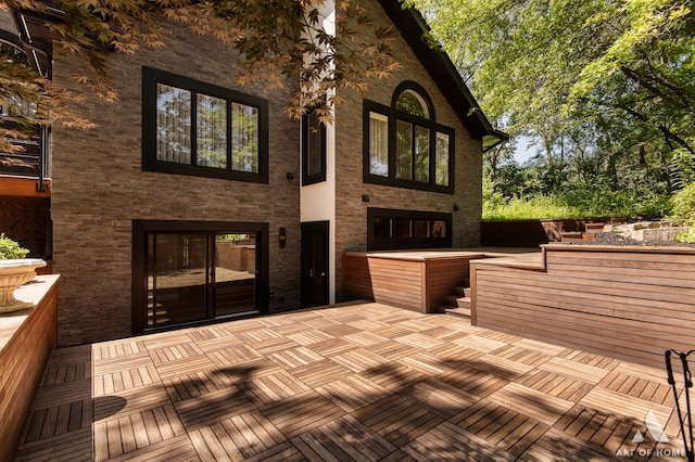 113 Oak Ridge Dr E, Burr Ridge, IL 60527 - view of wooden deck