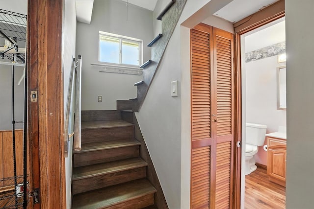 13425 S S Ave M, Chicago, IL 60633 - stairs featuring wood finished floors