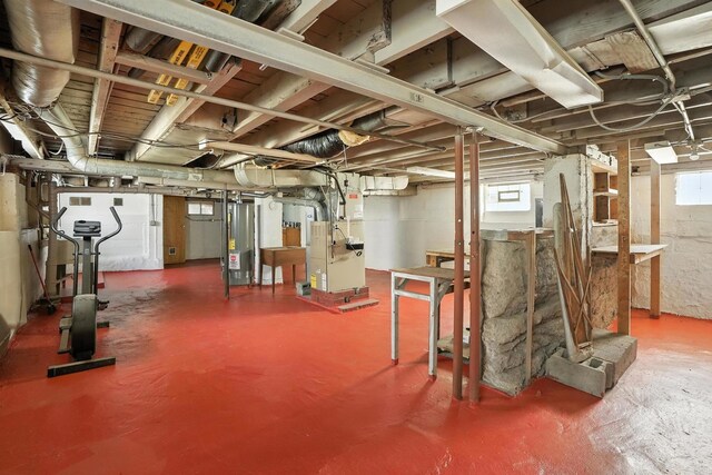 13425 S S Ave M, Chicago, IL 60633 - basement with water heater and heating unit