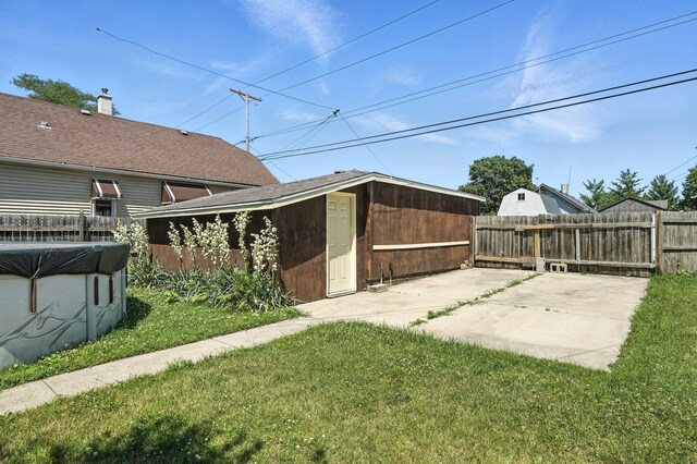 13425 S S Ave M, Chicago, IL 60633 - view of yard with a patio area and an outbuilding