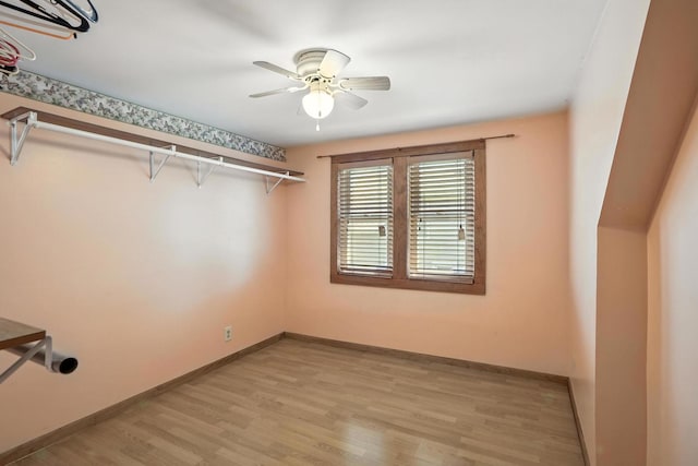 13425 S S Ave M, Chicago, IL 60633 - spacious closet featuring a ceiling fan and light wood-style flooring