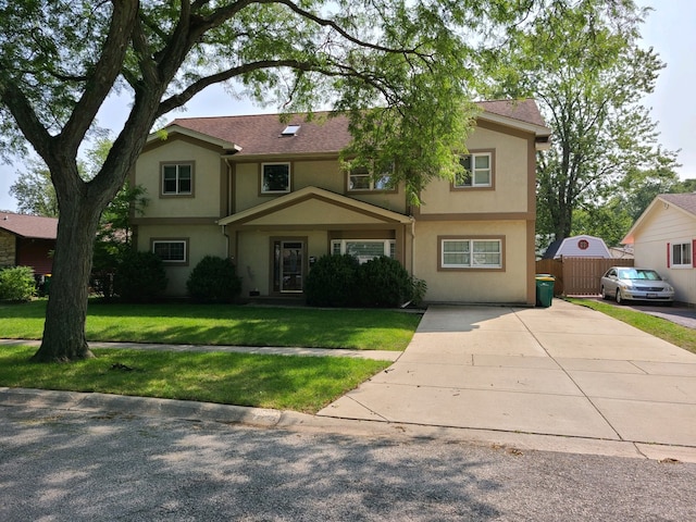 623 Willow Ln, Elk Grove Village, IL 60007 - traditional home with stucco siding
