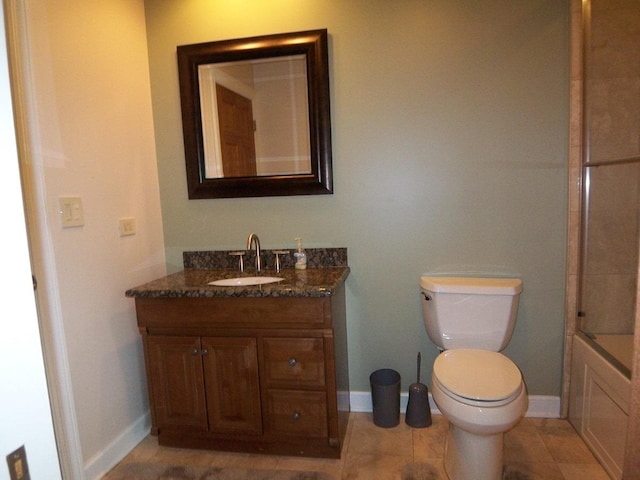 623 Willow Ln, Elk Grove Village, IL 60007 - bathroom featuring vanity,  shower combination, and tile patterned floors