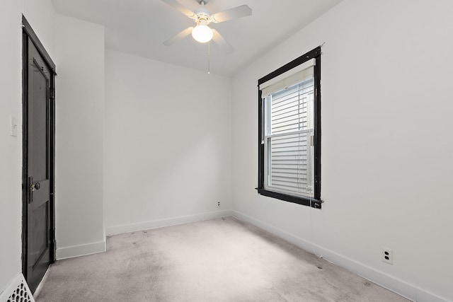 7933 S Burnham Ave, Chicago, IL 60617 - unfurnished bedroom with light colored carpet and a ceiling fan