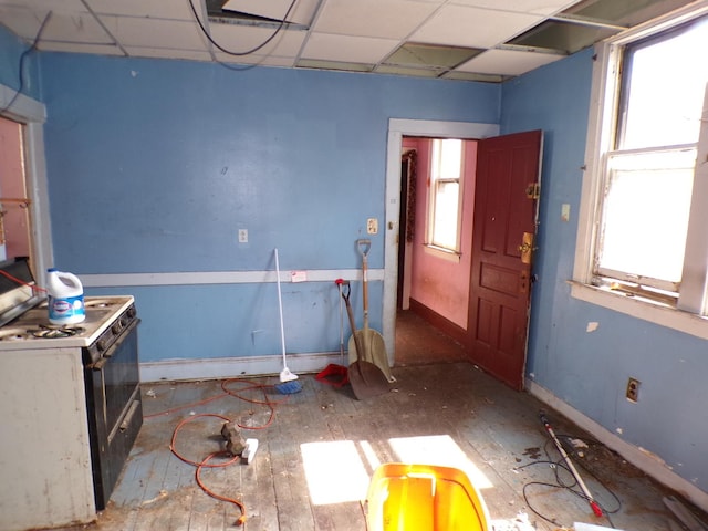 8417 S Mackinaw Ave, Chicago, IL 60617 - kitchen with range and a drop ceiling