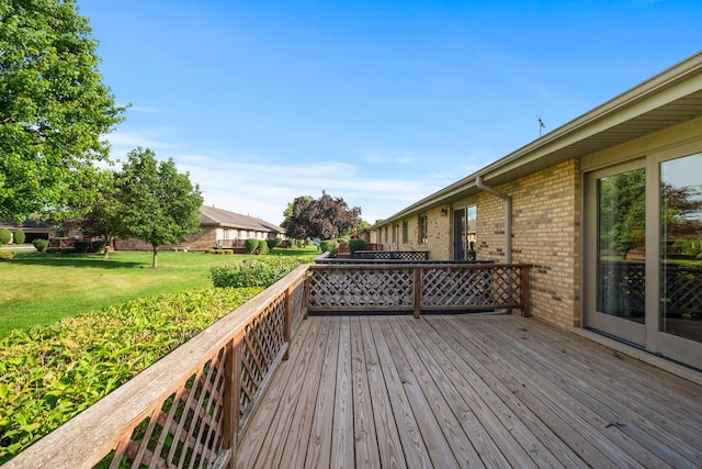 833 Winter Park Dr Unit 833, New Lenox, IL 60451 - deck featuring a yard