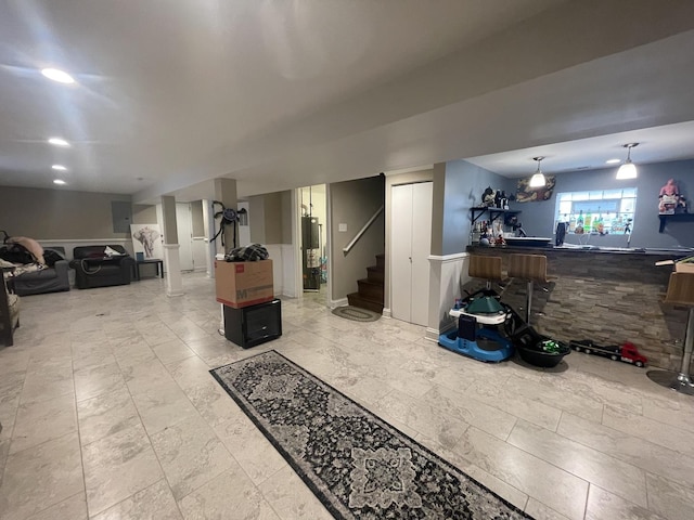 8233 S Manistee Ave, Chicago, IL 60617 - basement with stairway and water heater