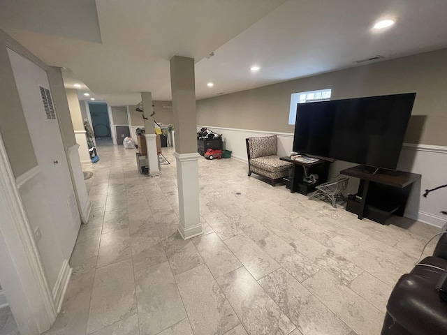 8233 S Manistee Ave, Chicago, IL 60617 - basement featuring recessed lighting