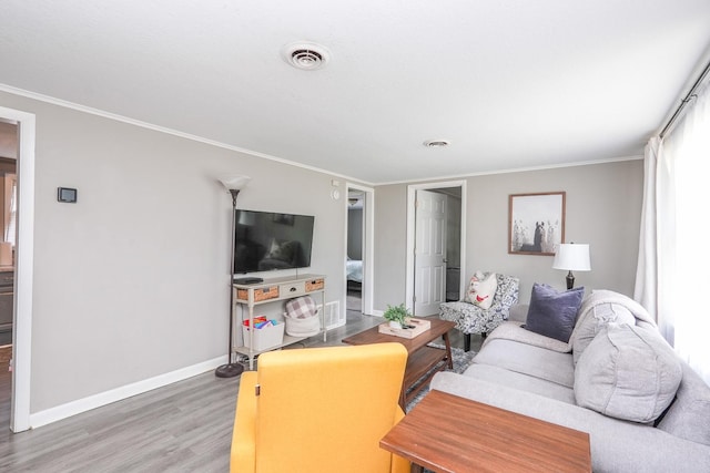 514 E Beaudoin St, Bourbonnais, IL 60914 - living area with wood finished floors and ornamental molding