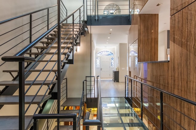 1401 N Astor St, Chicago, IL 60610 - staircase featuring recessed lighting