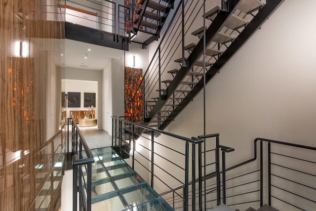 1401 N Astor St, Chicago, IL 60610 - stairs with a high ceiling