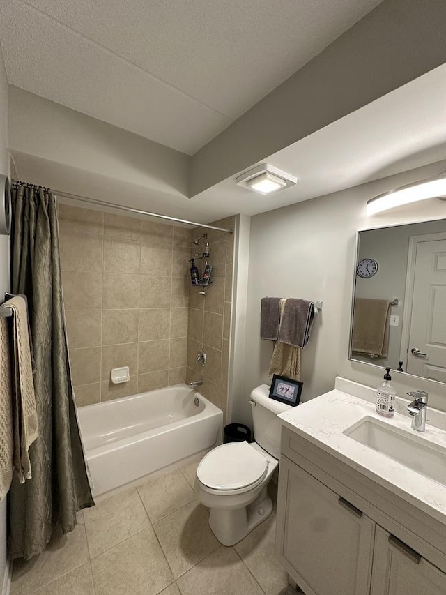 370 S Western Ave Unit 408, Des Plaines, IL 60016 - full bathroom with shower / tub combo, tile patterned floors, and vanity