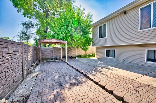 3108 141st St, Blue Island, IL 60406 - fenced backyard featuring a patio area