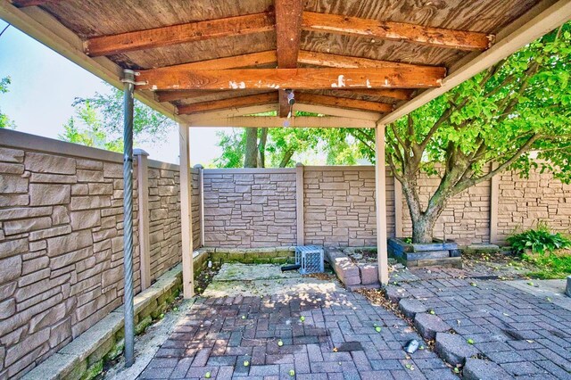 3108 141st St, Blue Island, IL 60406 - fenced backyard featuring a patio area
