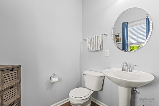 1402 Souders Ave, Elburn, IL 60119 - bathroom featuring toilet and wood finished floors