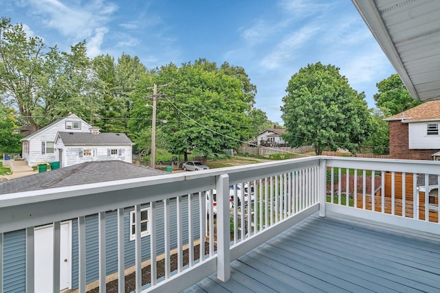 1057 W Park Front St, Joliet, IL 60436 - view of wooden terrace