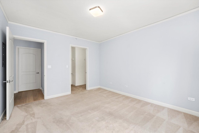 420 E Waterside Dr Unit 407, Chicago, IL 60601 - unfurnished bedroom with light colored carpet and ornamental molding