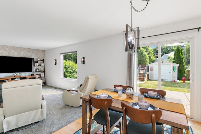 1239 Angeline Dr, South Elgin, IL 60177 - dining area featuring light wood finished floors