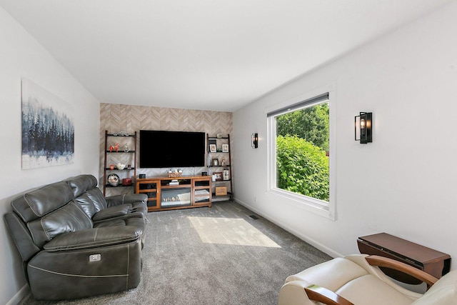 1239 Angeline Dr, South Elgin, IL 60177 - carpeted living room with baseboards