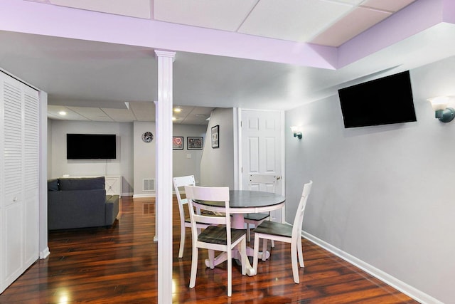 1239 Angeline Dr, South Elgin, IL 60177 - dining room featuring wood finished floors and recessed lighting