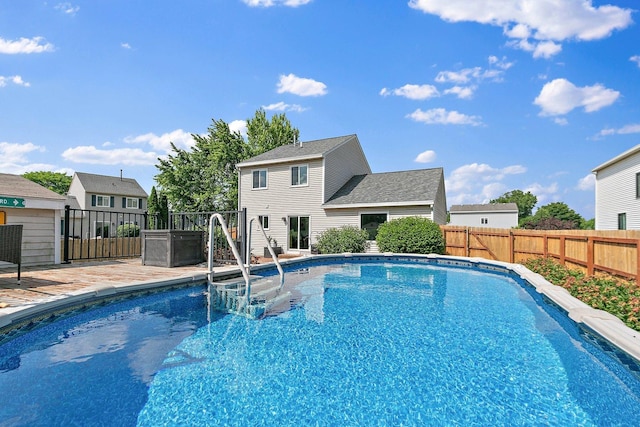 1239 Angeline Dr, South Elgin, IL 60177 - view of pool with a fenced backyard