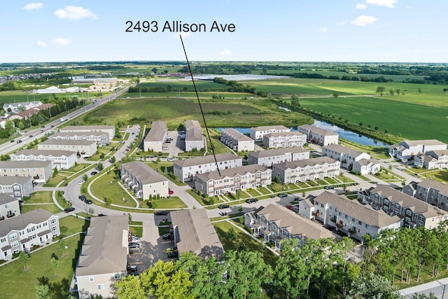 2493 Alison Ave, Pingree Grove, IL 60140 - bird's eye view of a large body of water