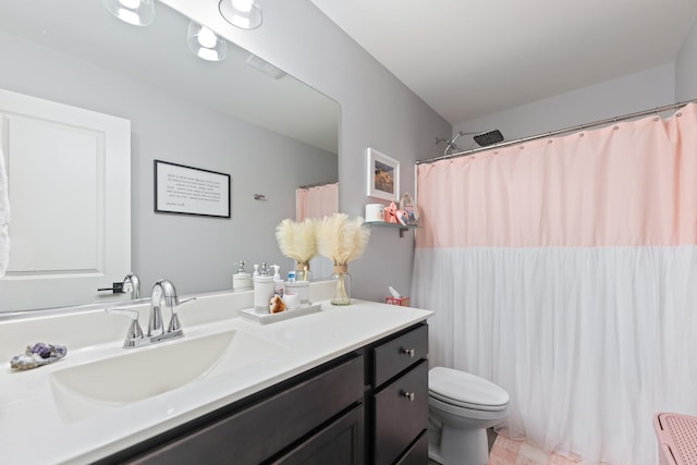 2493 Alison Ave, Pingree Grove, IL 60140 - bathroom featuring vanity and a shower with shower curtain