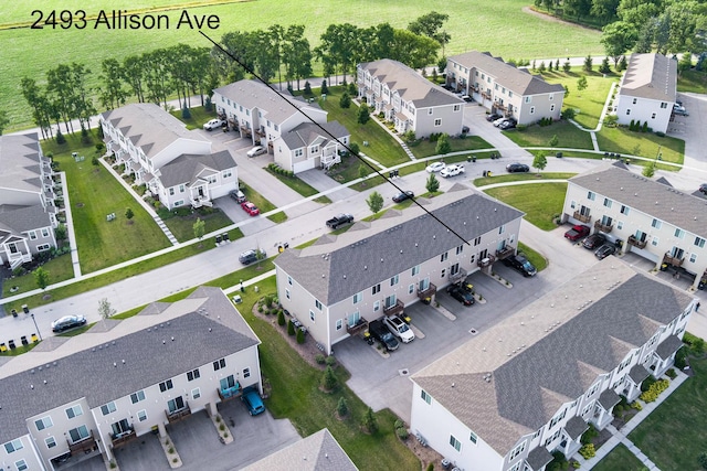 2493 Alison Ave, Pingree Grove, IL 60140 - aerial perspective of suburban area